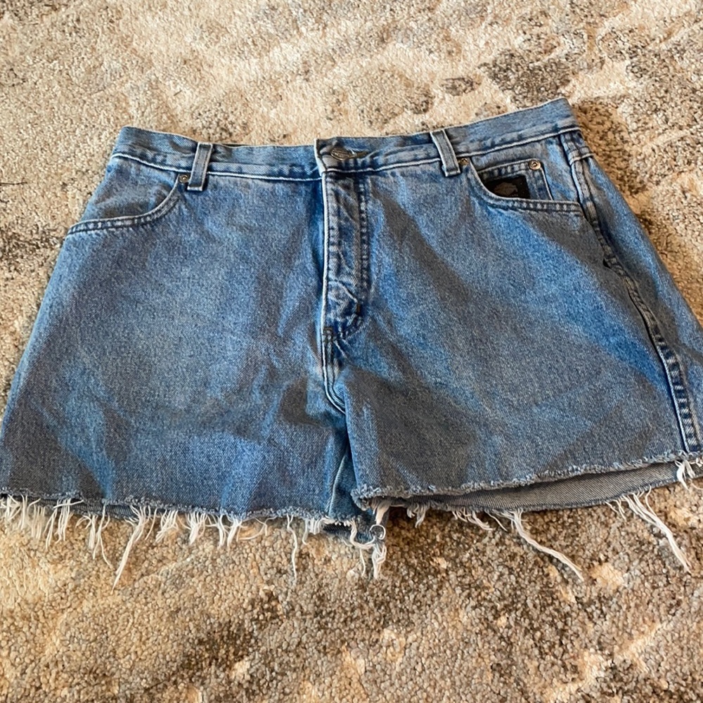 EUC Harley Davidson denim shorts